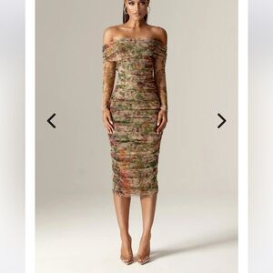 Floral Off-Shoulder Dress